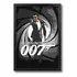Quadro Filme Cinema 007 James Bond Com Moldura A3 42x30 Cm