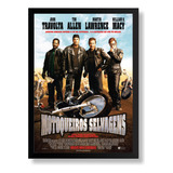 Quadro Filme Motoqueiros Selvagens Cartaz Moldu60x43cm
