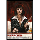 Quadro Filme Pulp Fiction Arte Moldura