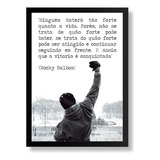 Quadro Filme Rocky Balboa Poster Com