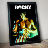 Quadro Filme Rocky Balboa Poster Com