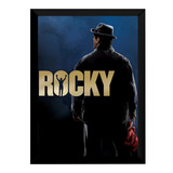 Quadro Filme Rocky Balboa Poster Moldurado