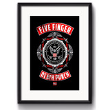 Quadro Five Finger Death Punch Rock Musica R1 Vidro Paspatur
