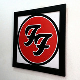 Quadro Foo Fighters Logo Da Banda