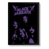 Quadro Foto Black Sabbath Banda Pôster