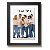 Quadro Friends 50x40cm Poster Seriado Tv