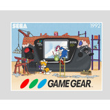 Quadro Game Gear Sega Jogo Anos 90 Nintendo Mario Sonic