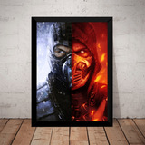 Quadro Game Mortal Kombat
