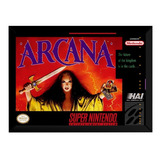 Quadro Game Snes Arcana