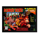 Quadro Game Snes Donkey
