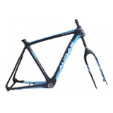 Quadro garfo Audax Flanders Carbon 700 Tapered Disc Tam 52