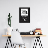 Quadro Gênero Musical Hip Hop 86x60 Caixa Preto Preto