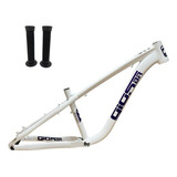 Quadro Gios 4freaks Dirt wheeling downhill Branco roxo