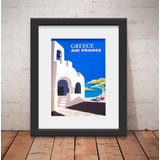 Quadro Grecia Retro Vintage