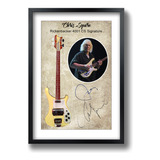 Quadro Guitarra David Gilmour Tipo Paspatur