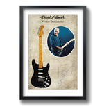 Quadro Guitarra David Gilmour Tipo Paspatur
