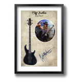 Quadro Guitarra Eric Clapton Tipo Paspatur C Moldura 60x42cm