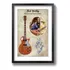 Quadro Guitarra Famosa Tipo Paspatur C Moldura 84 X 60 Cm