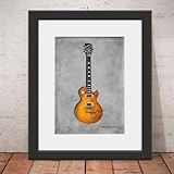 Quadro Guitarra Gibson Les