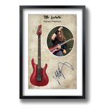 Quadro Guitarra Jimmy Page Tipo Paspatur C Moldura 42x30 Cm
