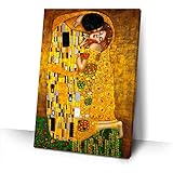 Quadro Gustav Klimt O Beijo Arte
