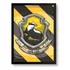Quadro Harry Potter Lufa-lufa Poster Moldurad A4