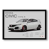 Quadro Honda Civic Type R   60x40cm