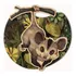 Quadro Infantil Em Madeira Gambá Animais Selva Floresta