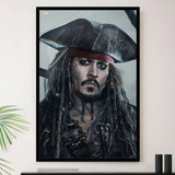 Quadro Jack Sparrow Piratas