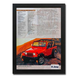 Quadro Jeep Wrangler 1998 Matéria Revista E Ficha Técnica