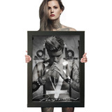 Quadro Justin Bieber Arte Foto Poster