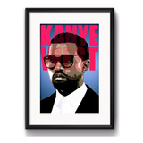 Quadro Kanye West Pop Art Hip