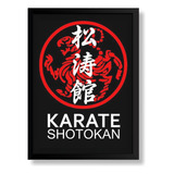 Quadro Karate Shotokan Decoracao