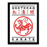 Quadro Karate Shotokan Decoracao