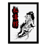 Quadro Karate Shotokan Tigre
