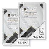 Quadro Kit Moldura A3 30x42 C Vidro Poster Certificado Foto