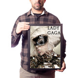 Quadro Lady Gaga Cantora