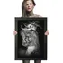 Quadro Lady Gaga Foto Rainha Pop Poster Moldurado A2 60x42