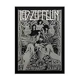 Quadro Led Zeppelin Banda Rock Arte Poster Moldurado