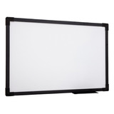 Quadro Lousa Branco Uv Soft Colors 40x30 Moldura Preta Stalo