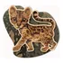 Quadro Madeira Infantil Gato Maracajá Animais Selva Floresta