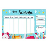 Quadro Magnético Planejamento Semanal Mensal Lousa Planner