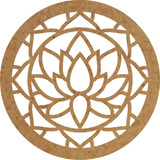 Quadro Mandala Decoração Parede Flor De