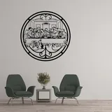 Quadro Mandala Decorativa Santa