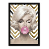 Quadro Marilyn Monroe Mascando