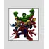 Quadro Marvel Super Hero Squad Vingadores X-men Hulk Guerra