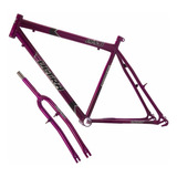 Quadro Masculino Em Aço Carbono Ultra Bike Aro 26 Com Garfo