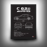 Quadro Mercedes benz C63s