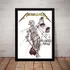 Quadro Metallica And Justice For All Poster Moldura