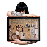 Quadro Mistico Antigo Egito Cerimonial 44x32cm